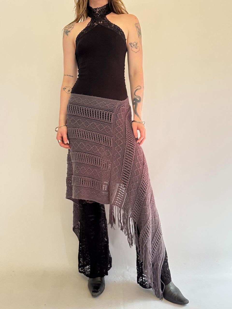 vintage crochet fairy skirt