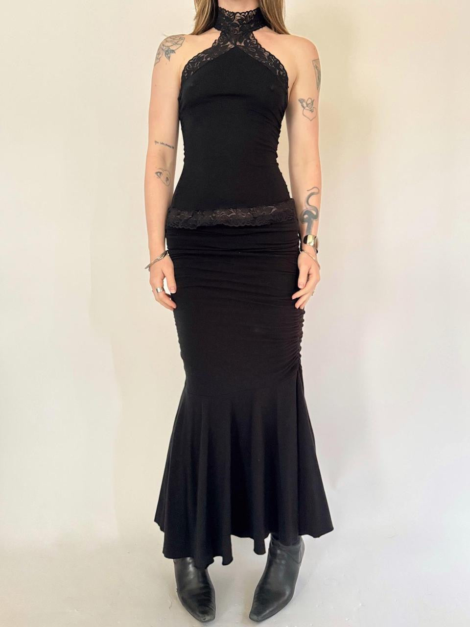 vintage drop waist fairy skirt