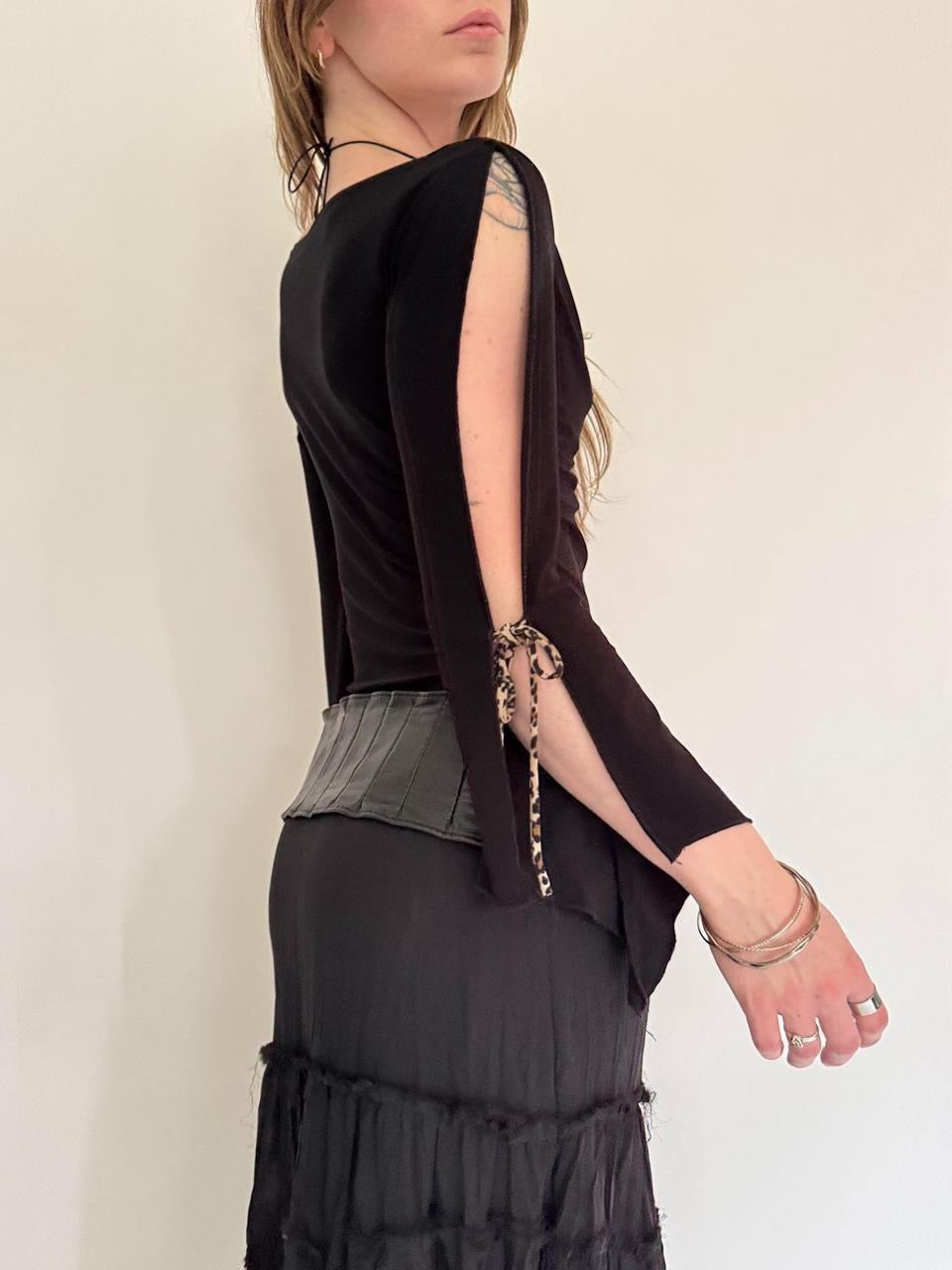 vintage cowl neck blouse top