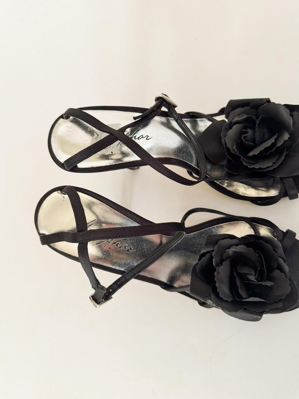 vintage flower heels