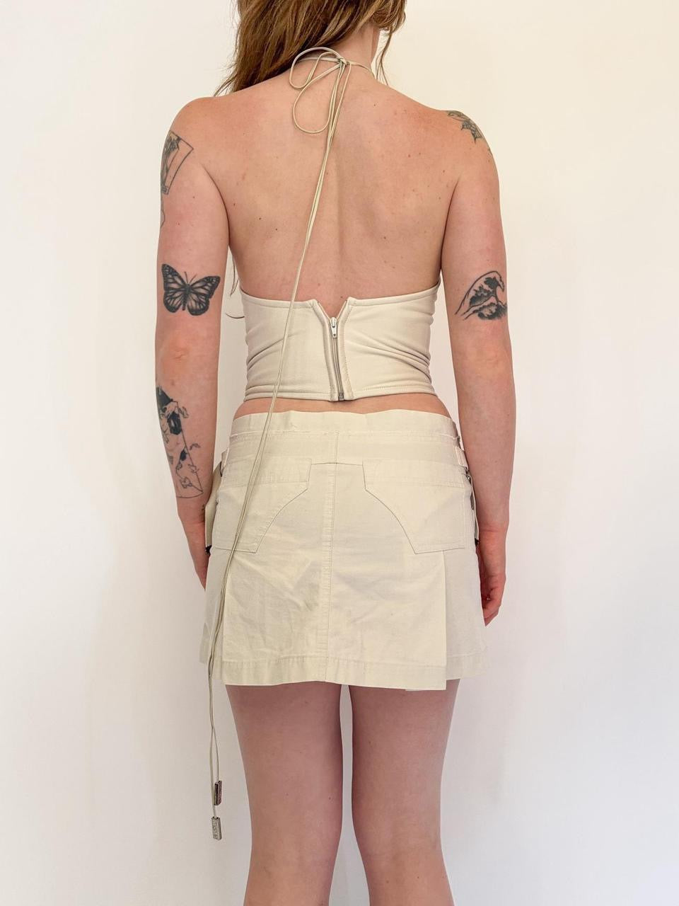 vintage diesel micro mini skirt