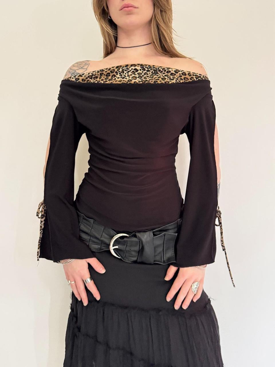 vintage cowl neck blouse top