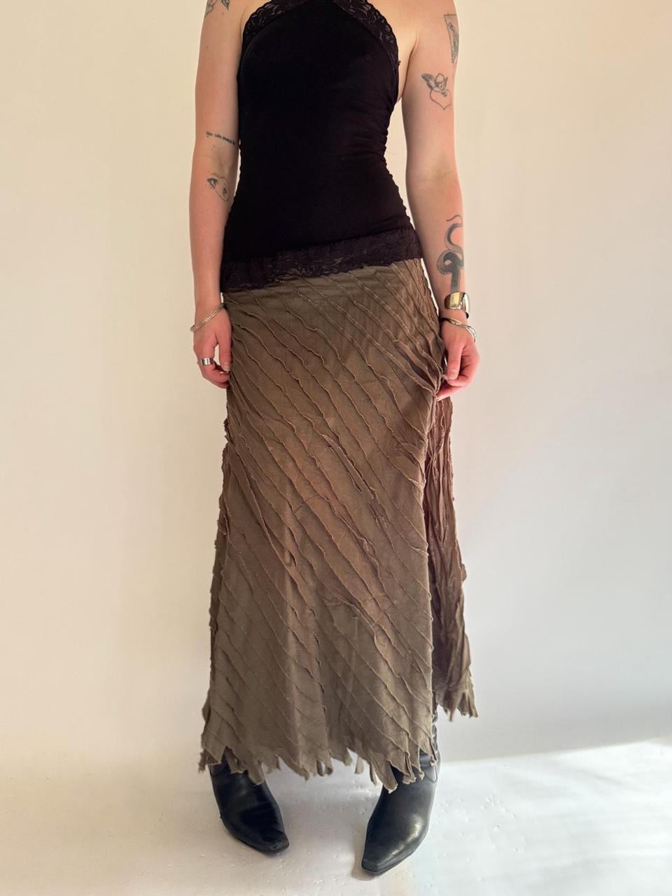 vintage ruffled fairy skirt