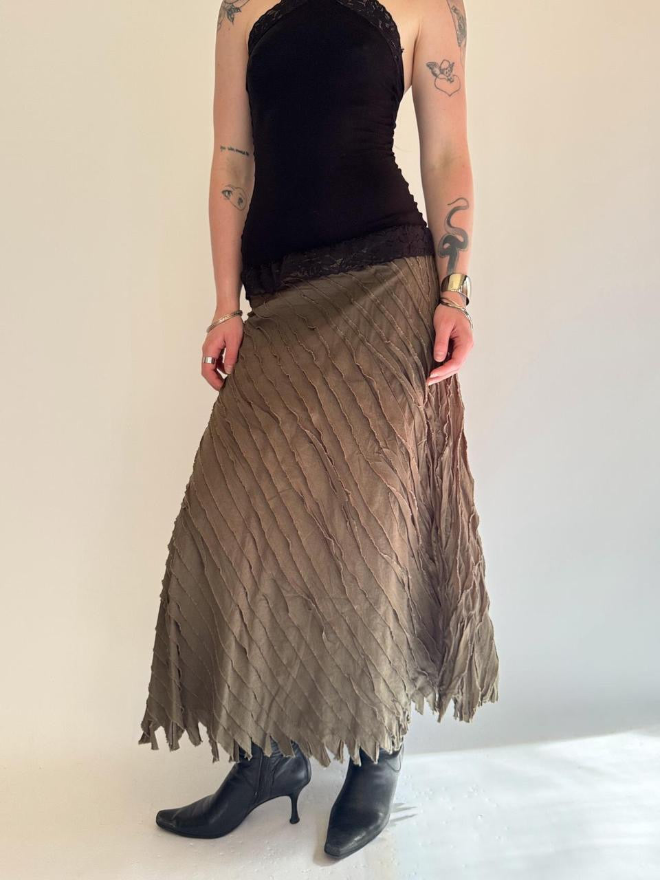 vintage ruffled fairy skirt