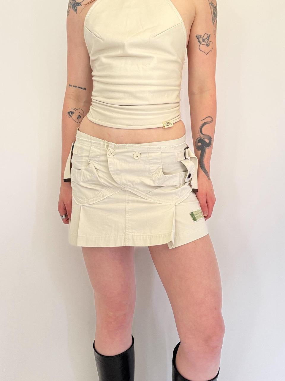 vintage diesel micro mini skirt