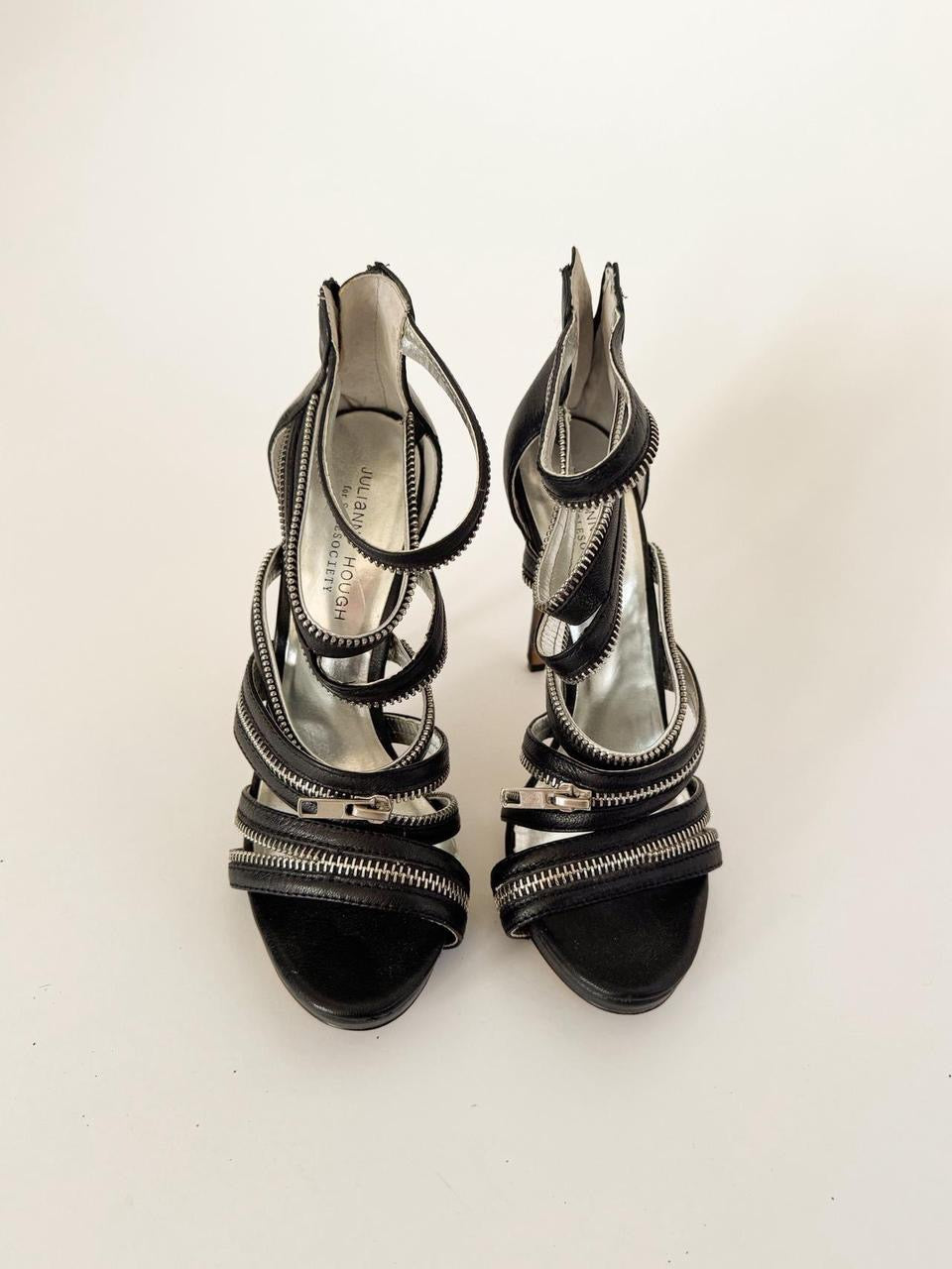 vintage zipper heels