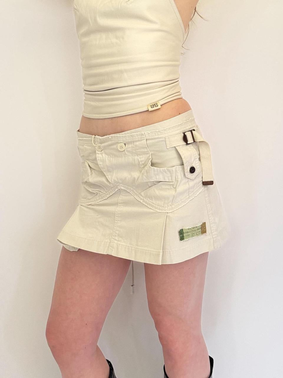 vintage diesel micro mini skirt
