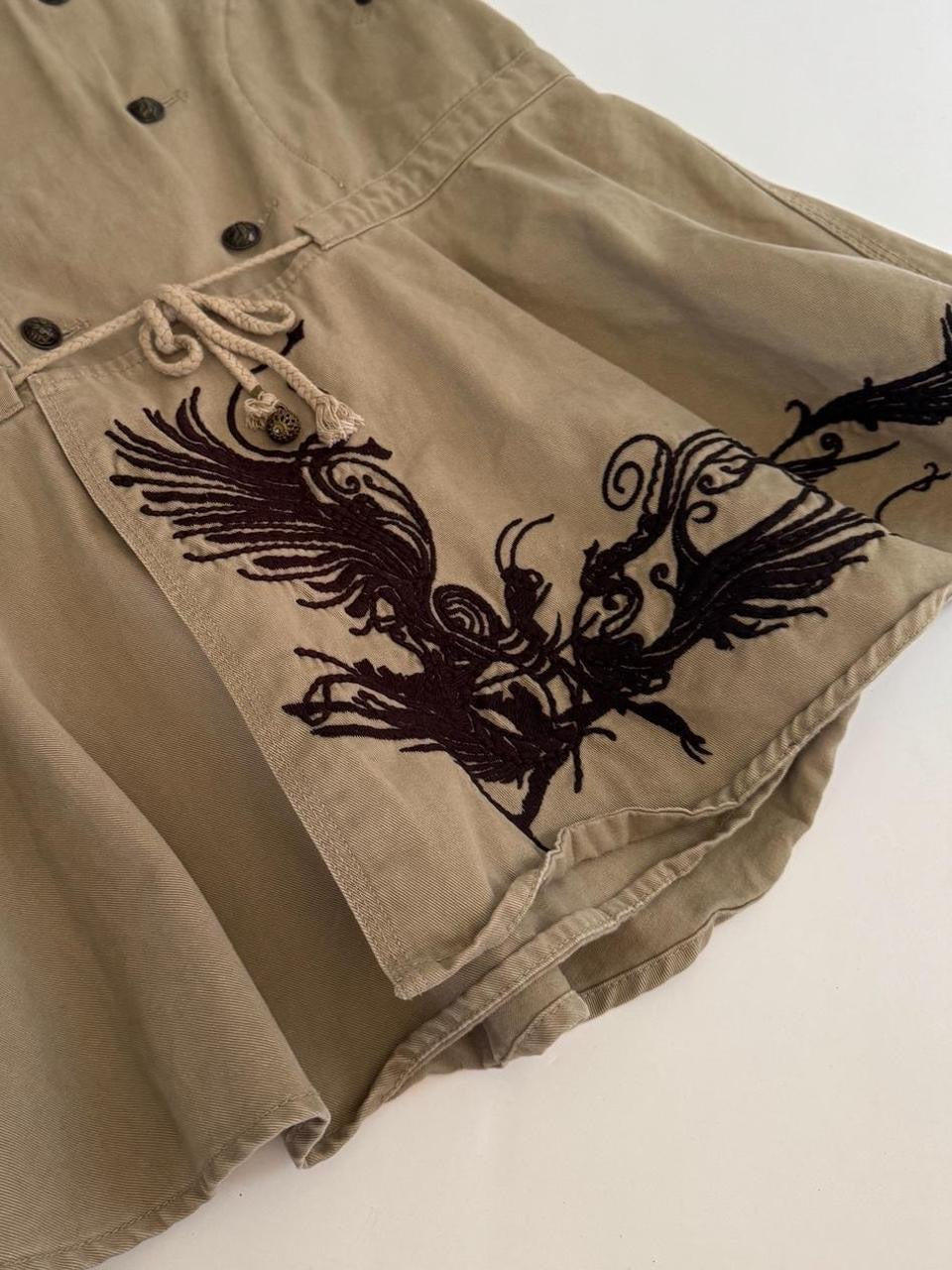 vintage diesel midi skirt