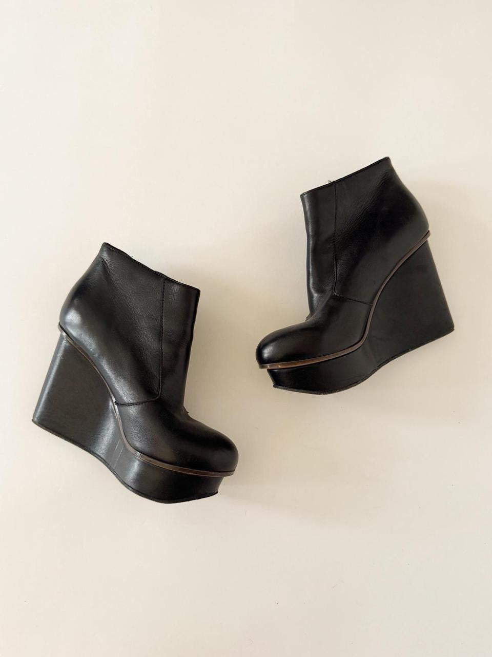 vintage diesel wedge boots
