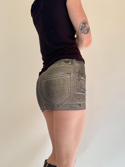 vintage diesel micro mini skirt