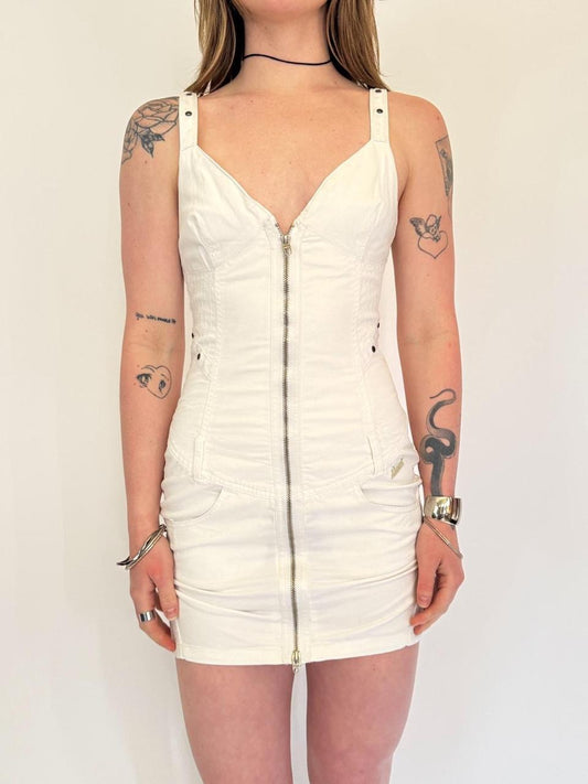 vintage diesel cargo mini dress