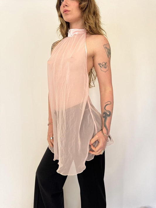 vintage high neck fairy tank