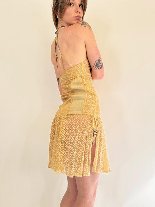 vintage corset lace fairy dress