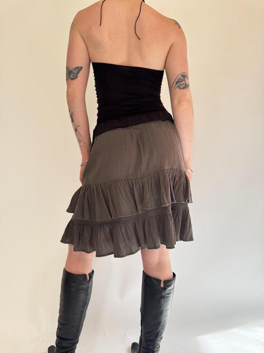 vintage diesel midi skirt
