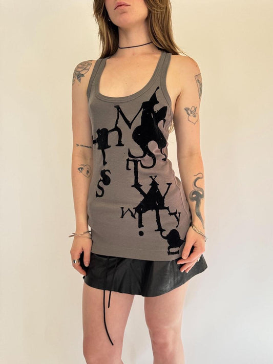 vintage miss sixty graphic tank