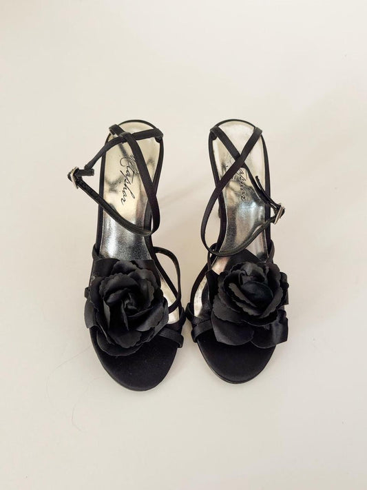 vintage flower heels