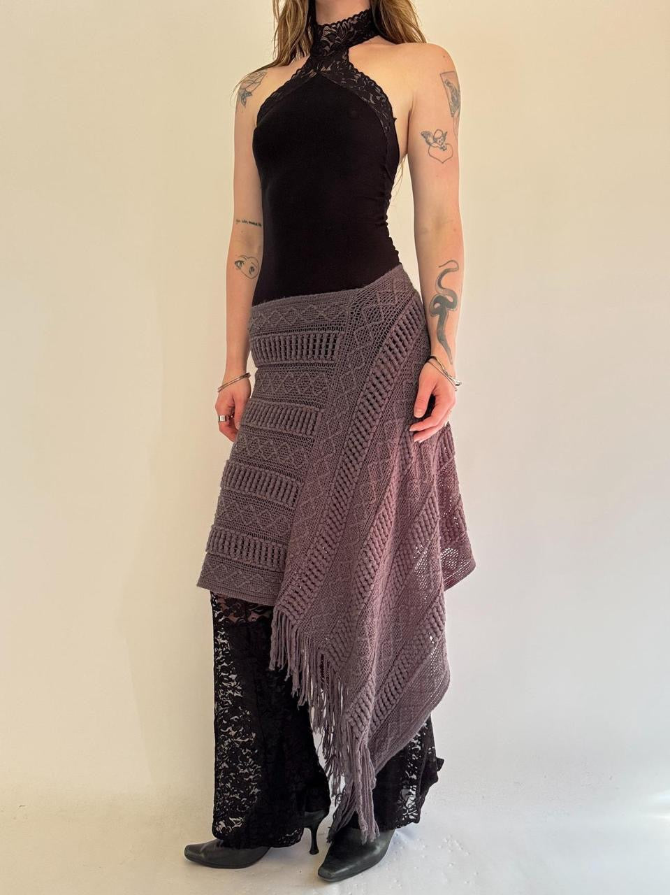 vintage crochet fairy skirt