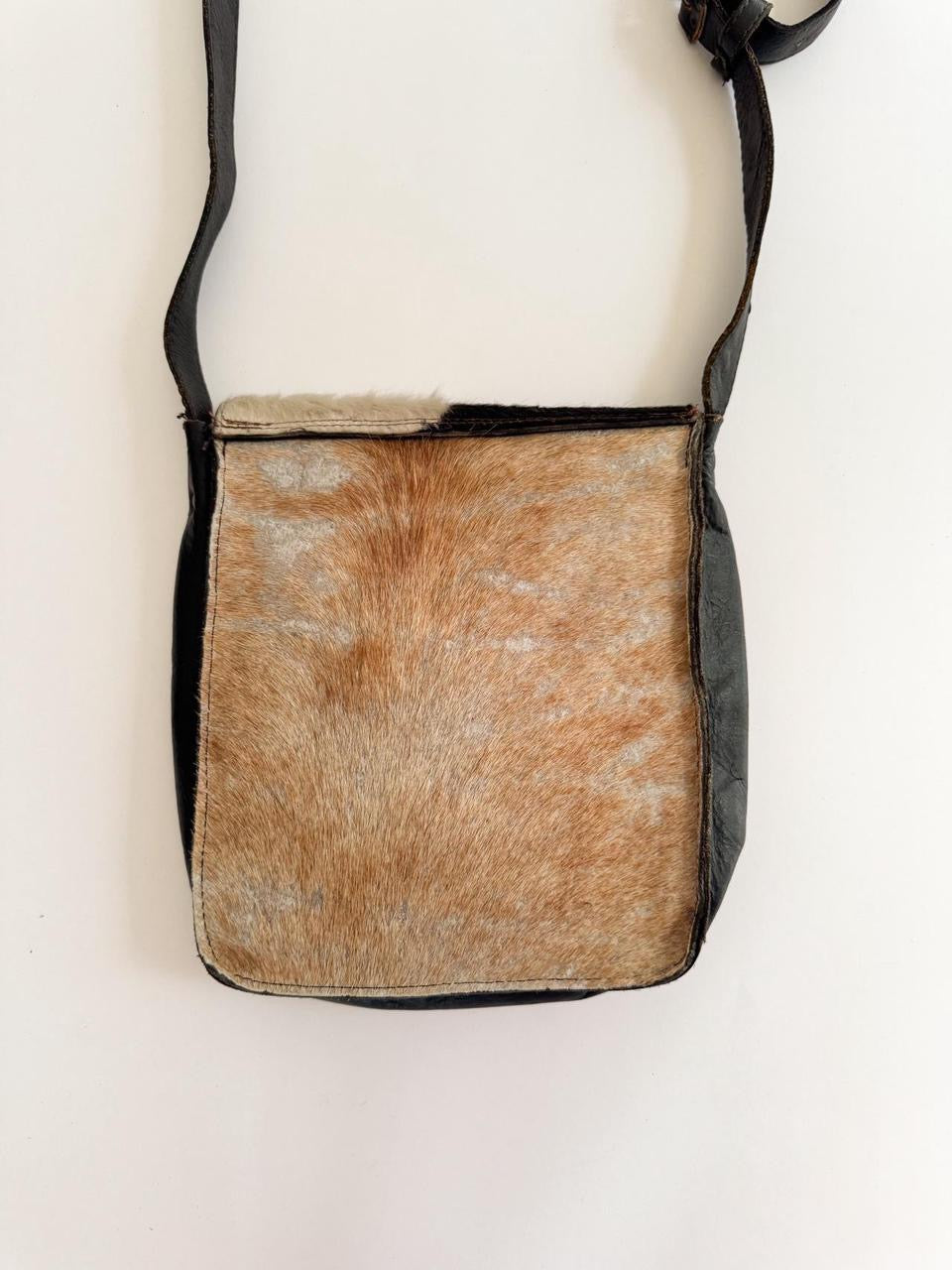 vintage calf hair mini bag