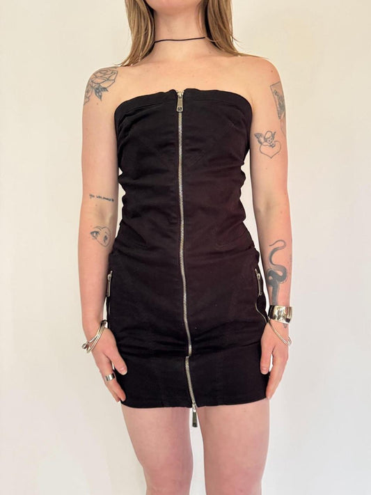 vintage diesel cargo mini dress