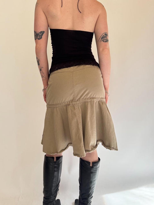 vintage diesel midi skirt