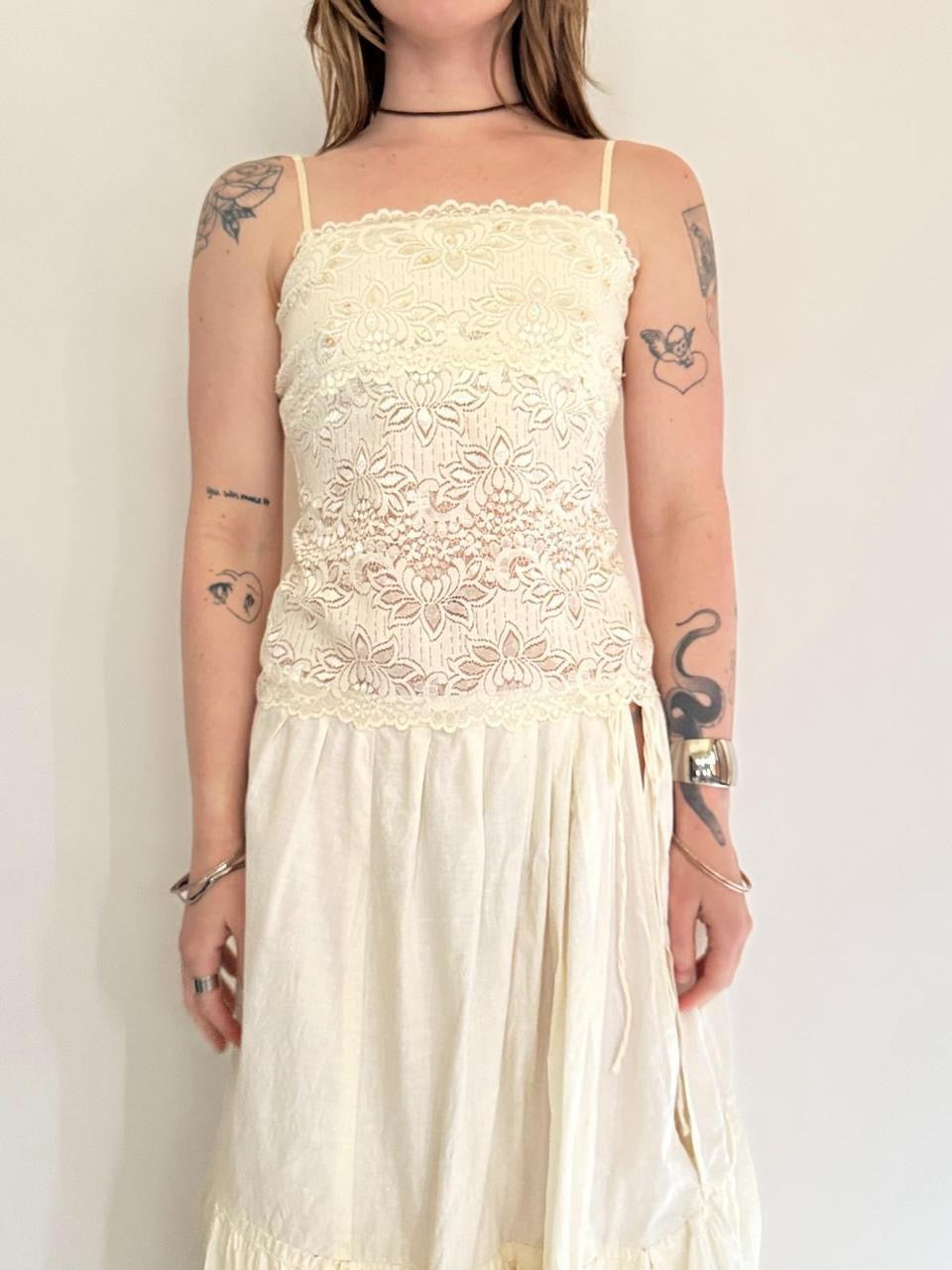 vintage boho fairy cami