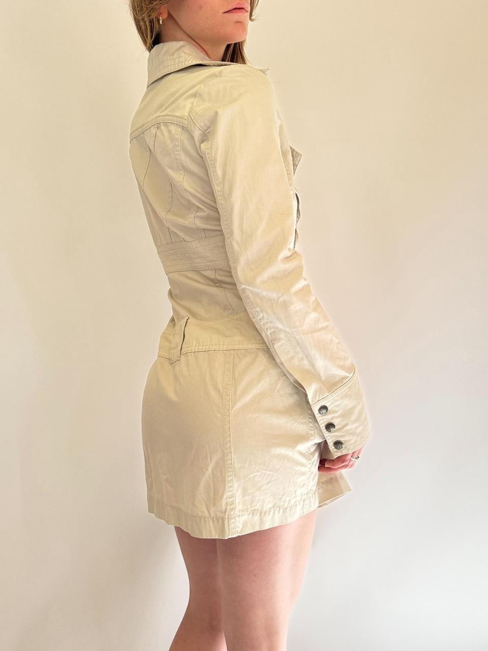 vintage diesel cargo mini dress