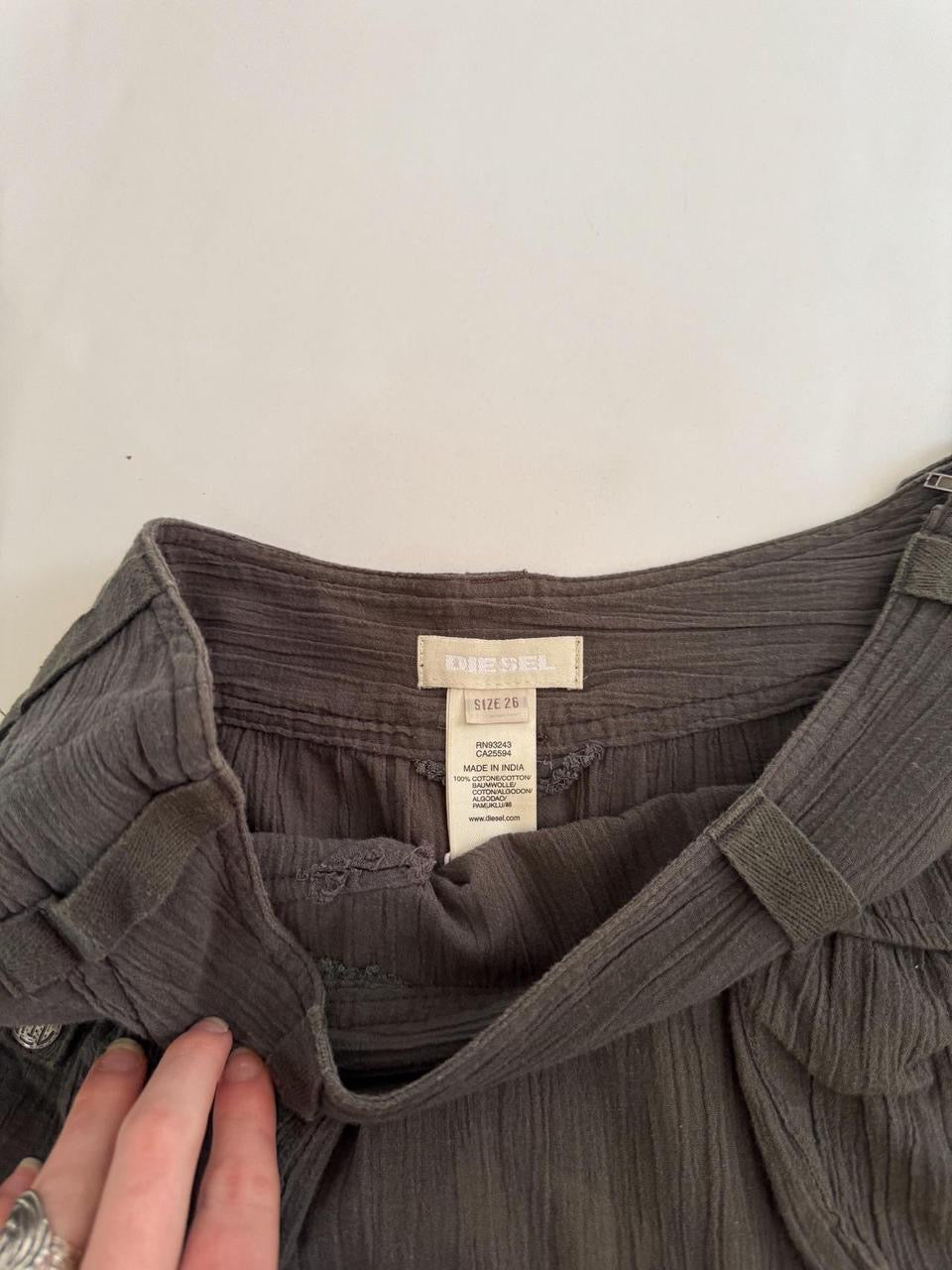 vintage diesel midi skirt