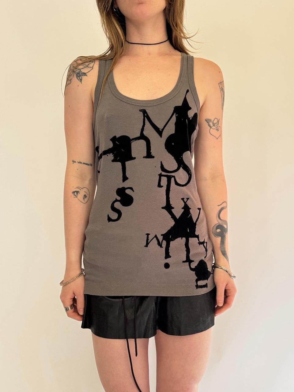 vintage miss sixty graphic tank