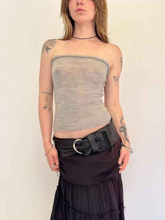 vintage knit tube top