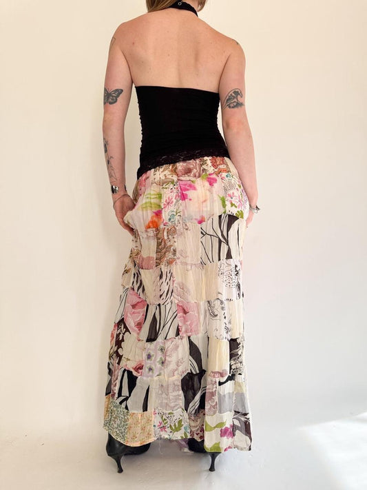 vintage fairy maxi skirt