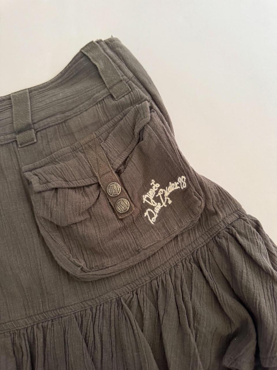 vintage diesel midi skirt