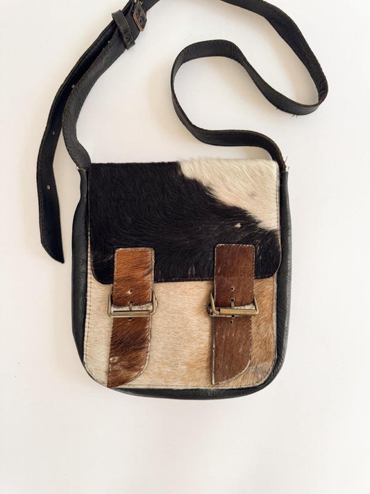 vintage calf hair mini bag