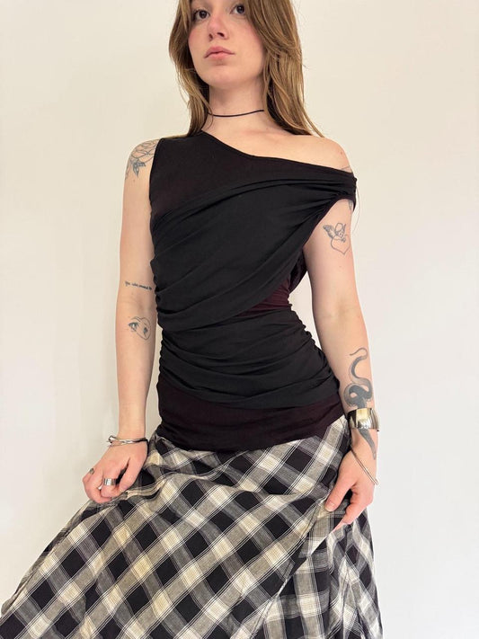 vintage wrap style tank