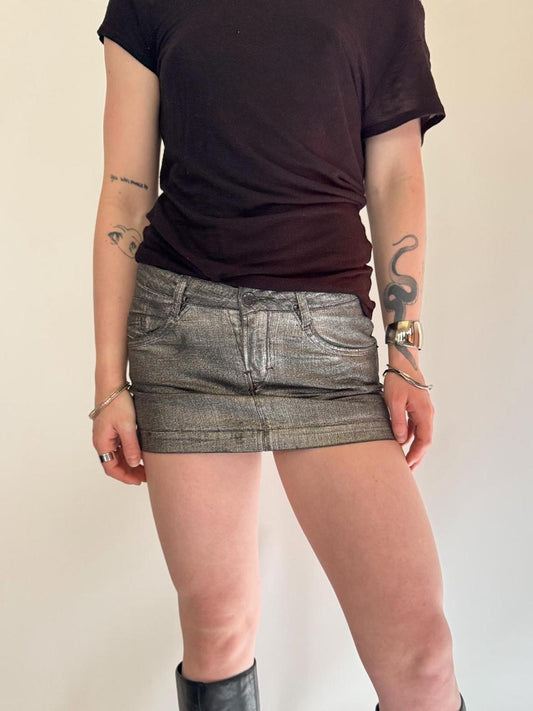 vintage diesel micro mini skirt