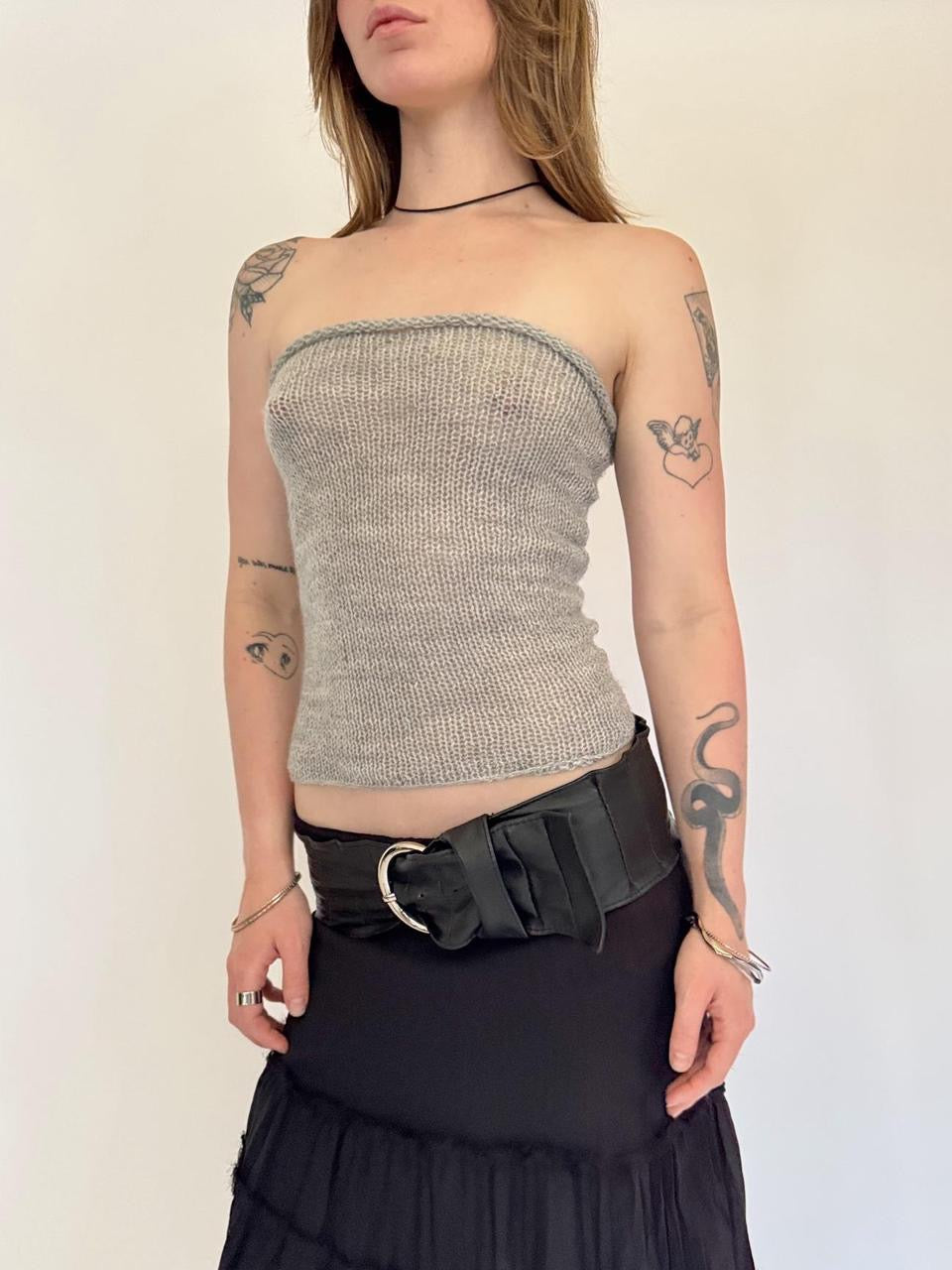 vintage knit tube top