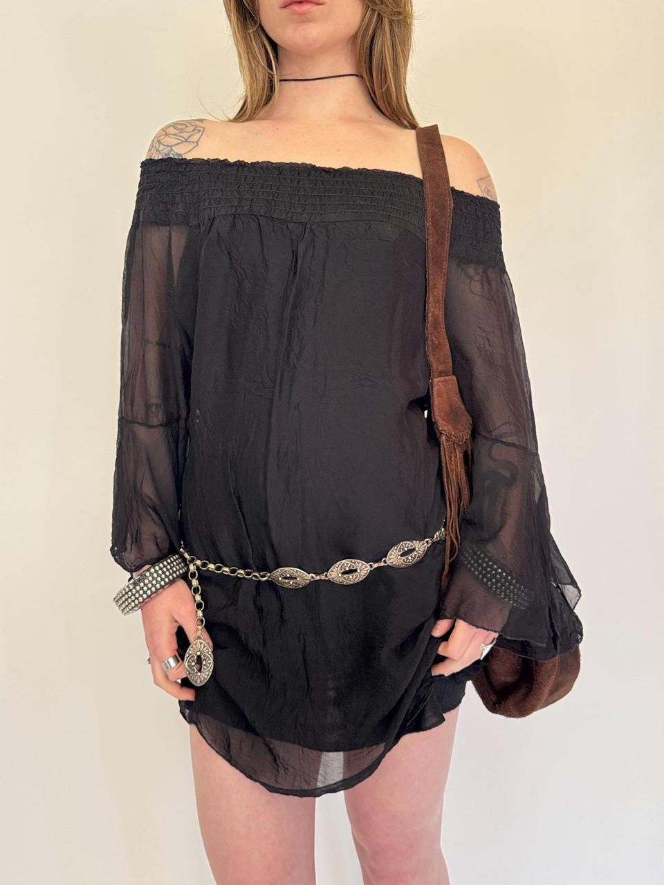 vintage silk mini dress