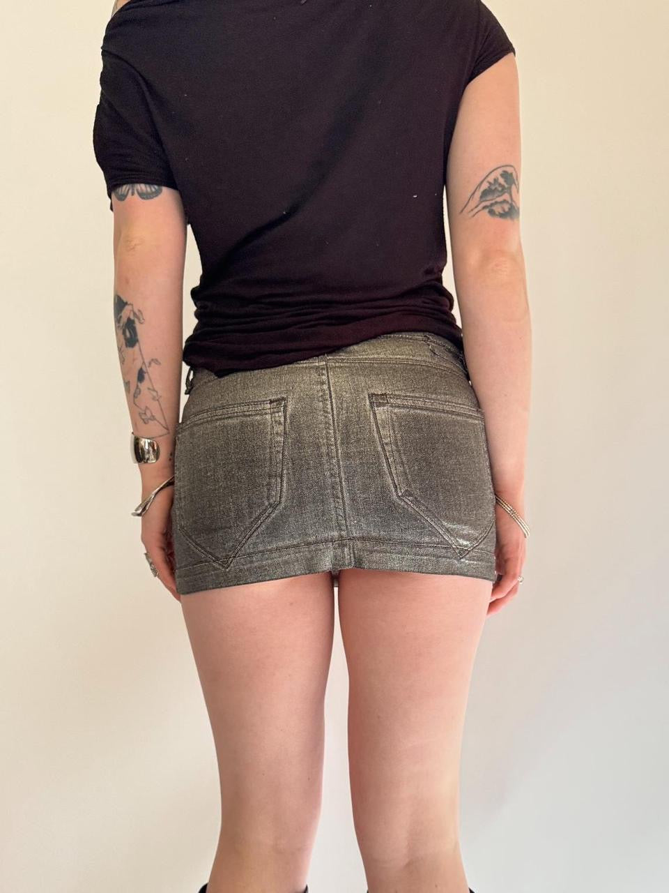 vintage diesel micro mini skirt