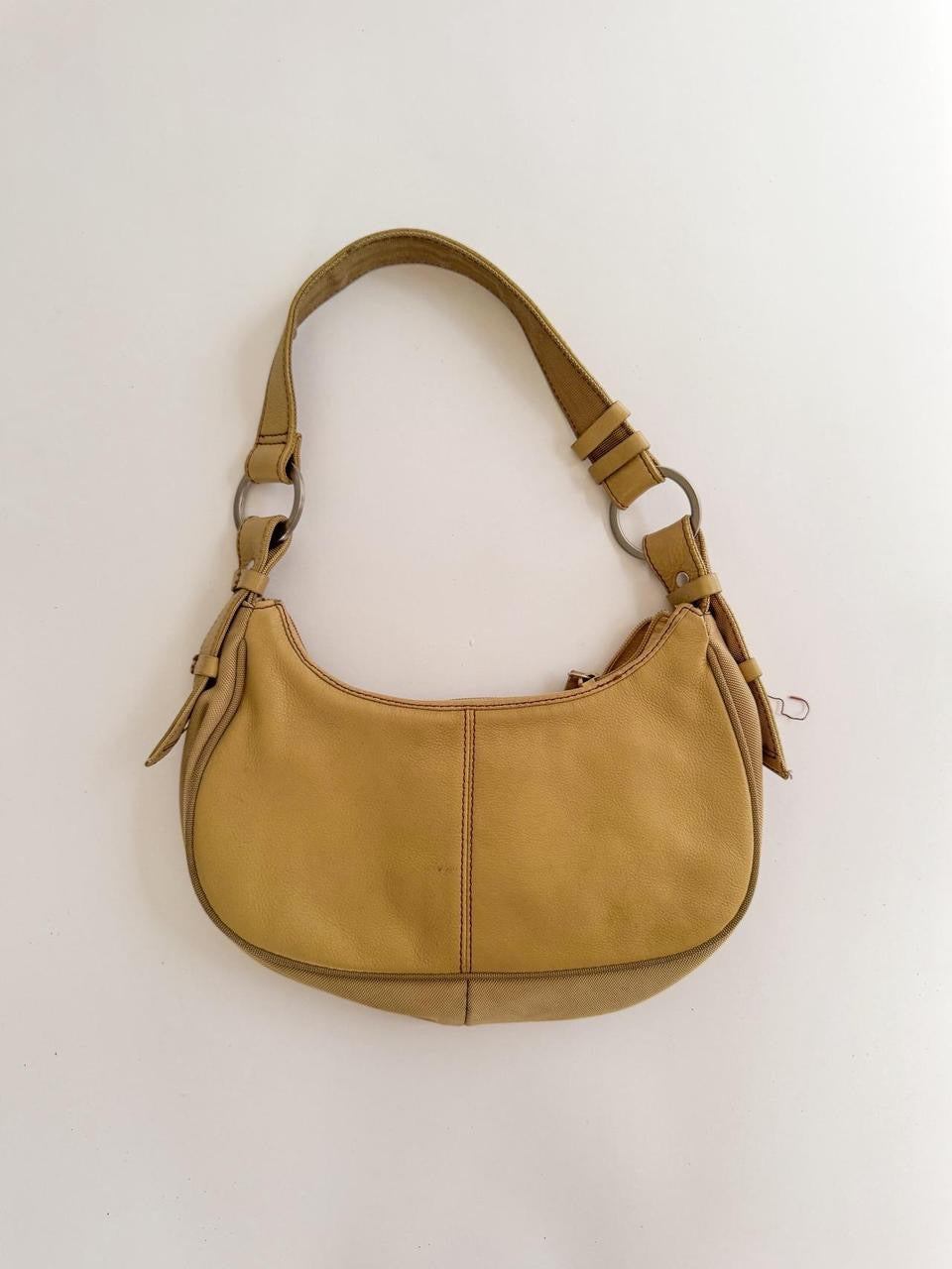 vintage mini leather shoulder bag