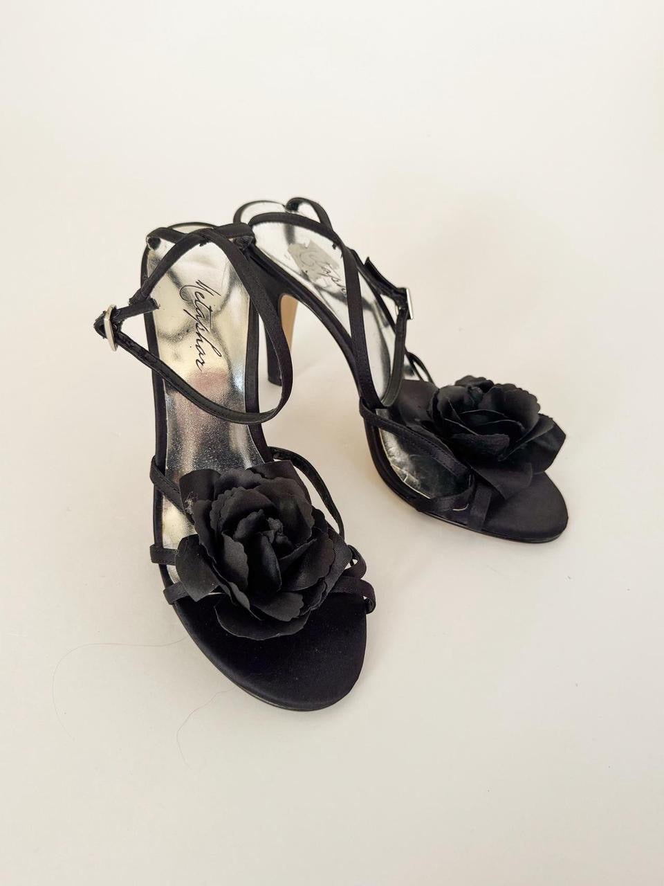 vintage flower heels
