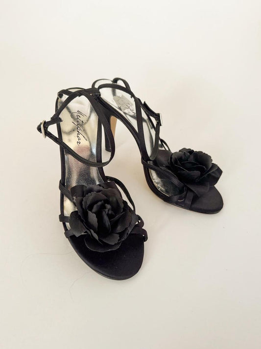 vintage flower heels