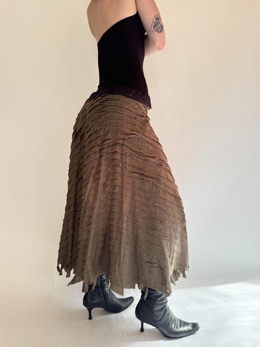 vintage ruffled fairy skirt
