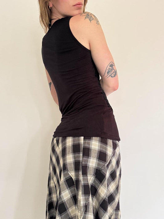 vintage wrap style tank