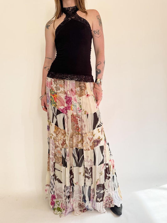 vintage fairy maxi skirt