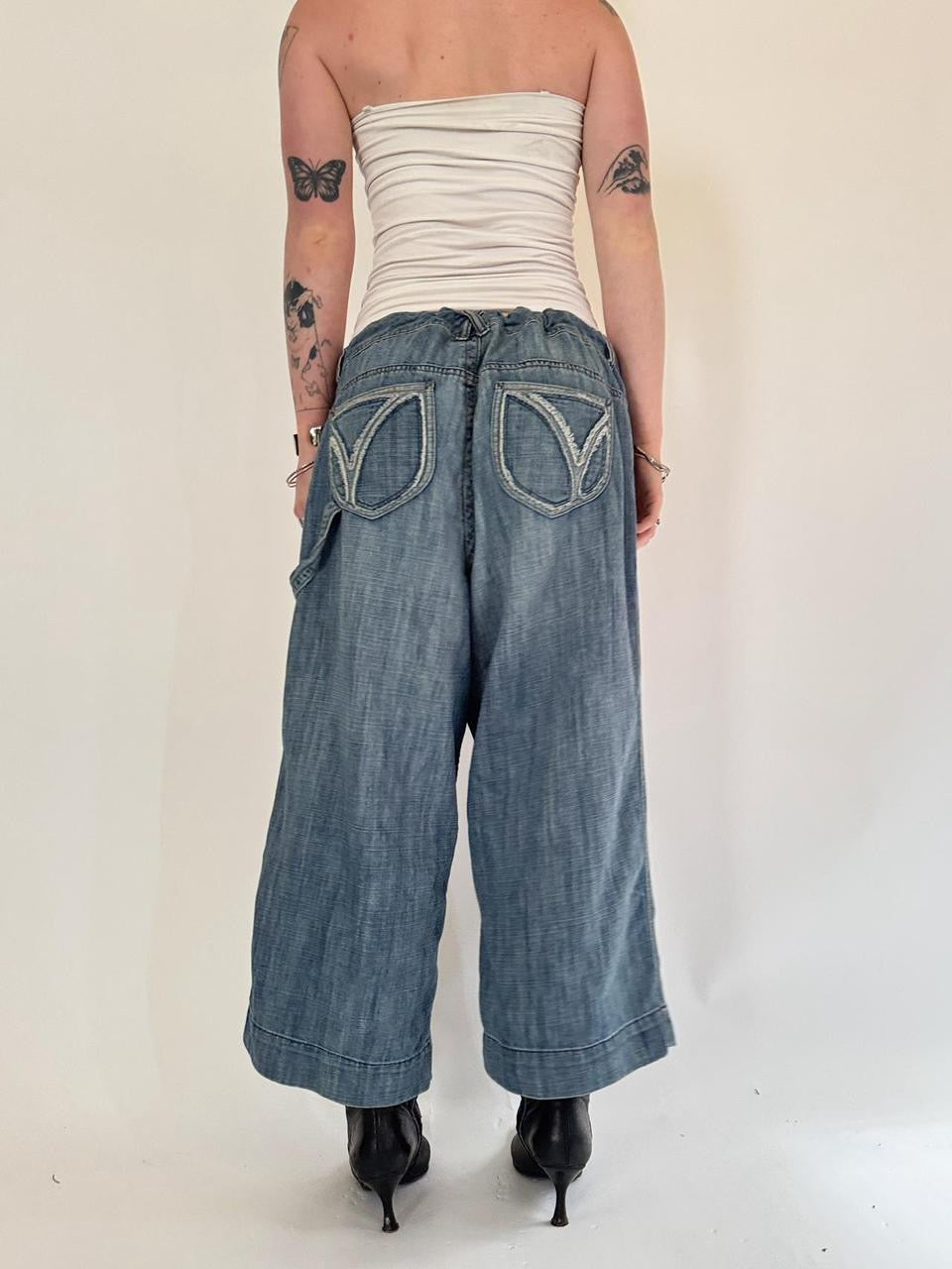 vintage low rise capris jorts