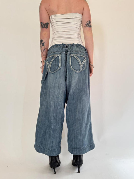 vintage low rise capris jorts